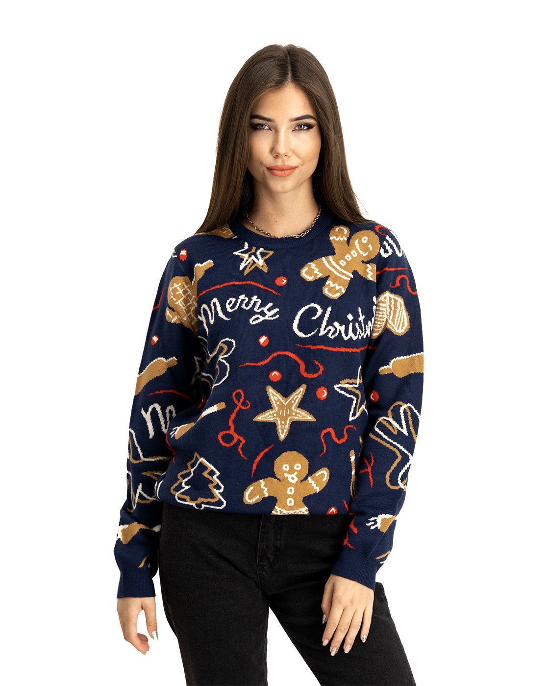 Damen-Pullover Frogies Christmas